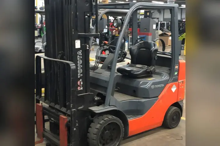 Used Toyota forklift from our inventory